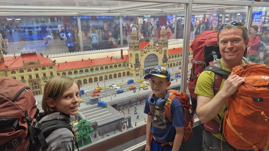 Prague Hlavni station made out of Lego!